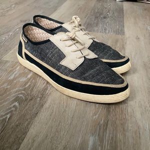 Maian Handcrafted Rubber Canvas Deck Shoes